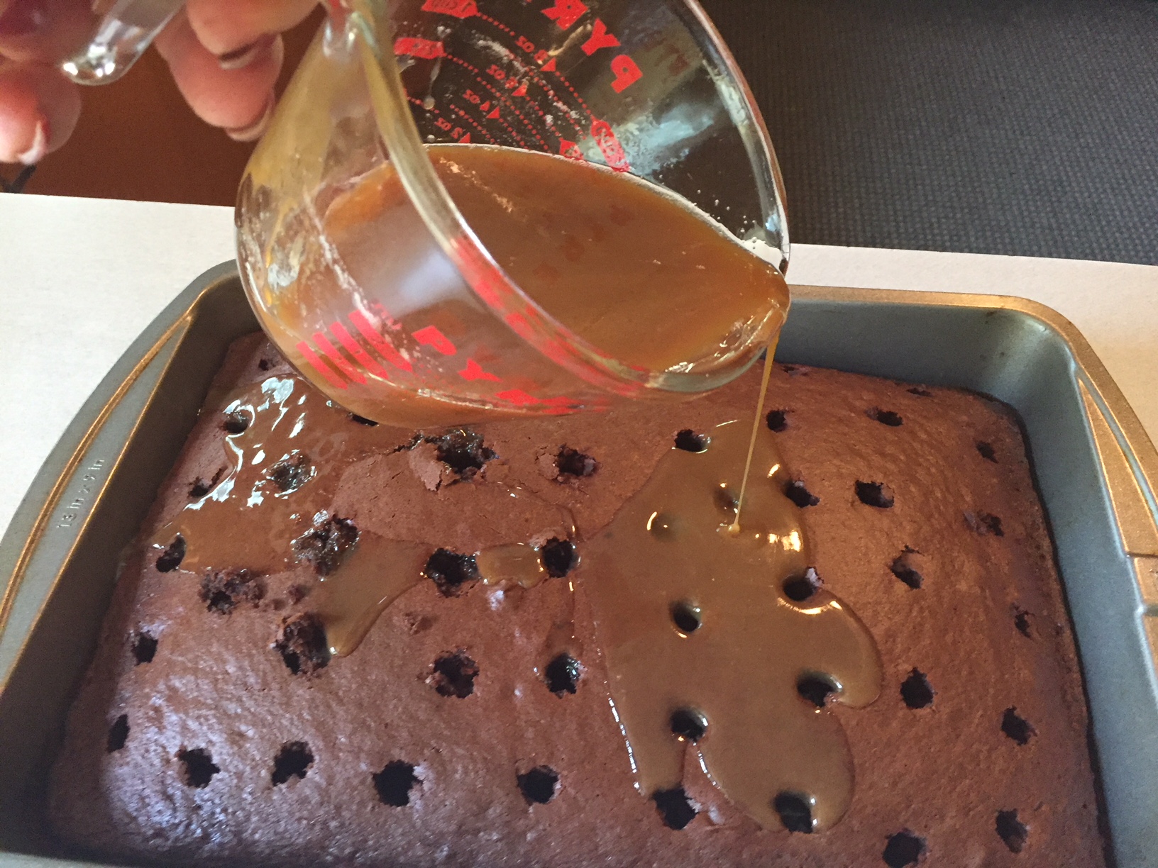 GB's Candy Bar Poke Cake Recipe GB's Kitchen