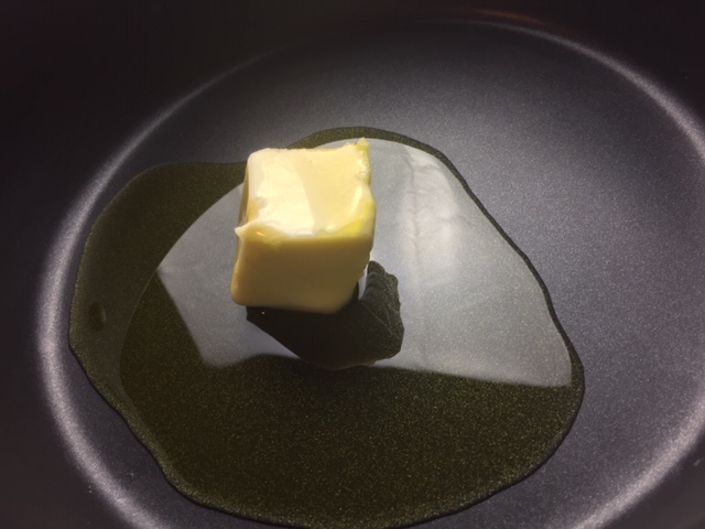 olive oil and butter