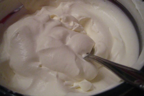 whipped cream