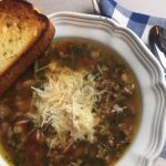 Italian sausage and white bean soup