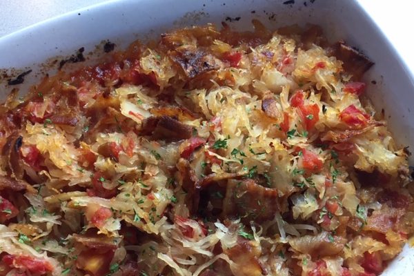 Incredibly Amazing German Sauerkraut Casserole Gbs Kitchen 