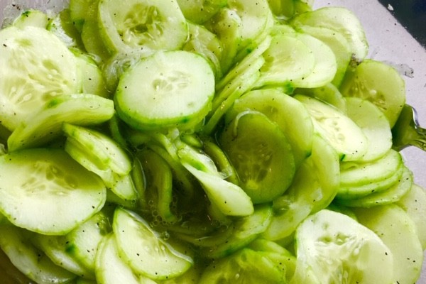 Salt And Vinegar Cucumbers Gb S Kitchen