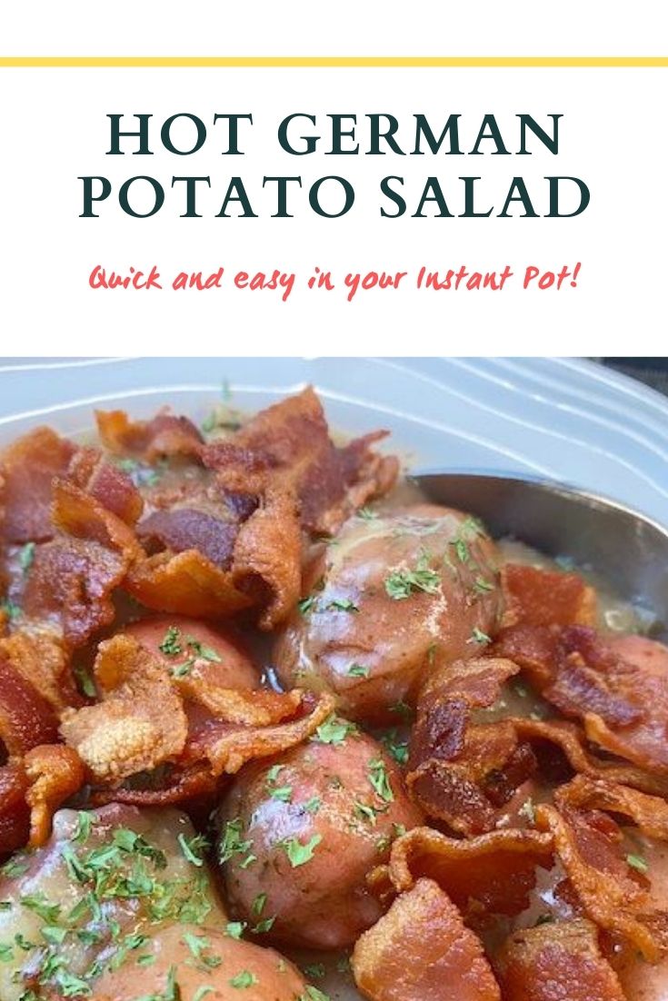 How To Make Instant Pot Hot German Potato Salad GB's Kitchen