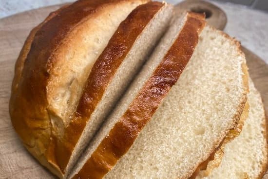 fat sliced loaf of sour dough bread