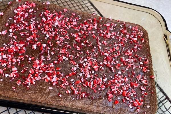 chocolate bars with peppermint