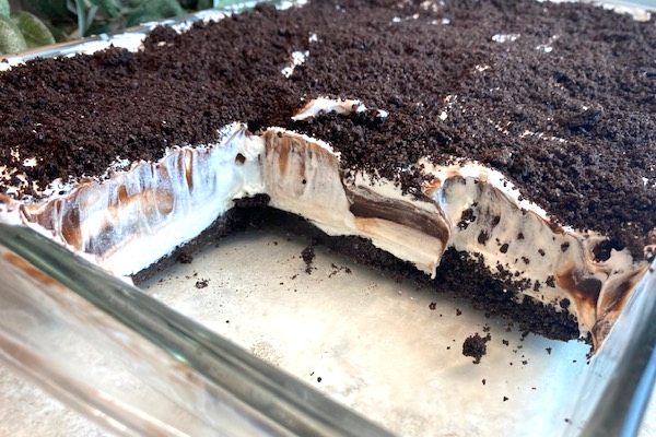 4-layer chocolate dessert