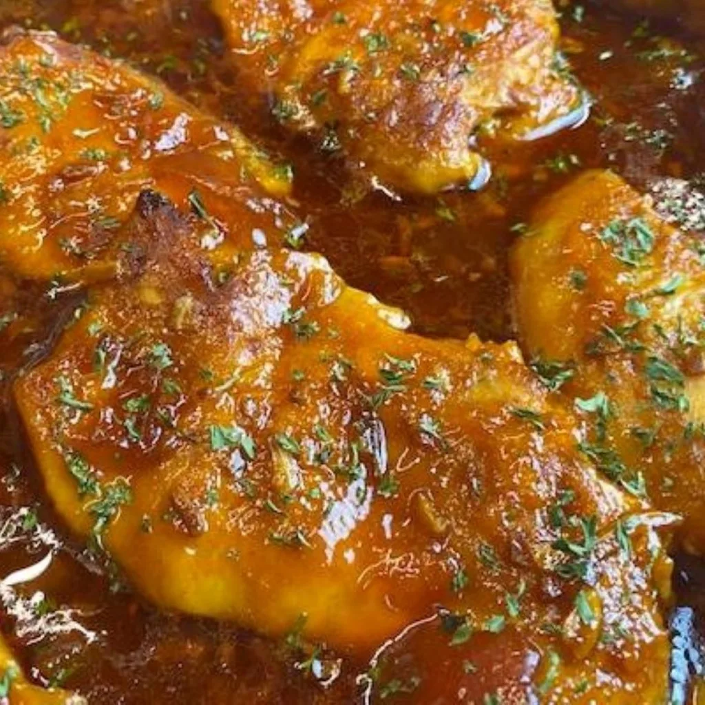 baked apricot chicken