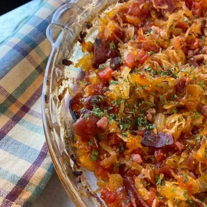 German Sauerkraut Casserole-image