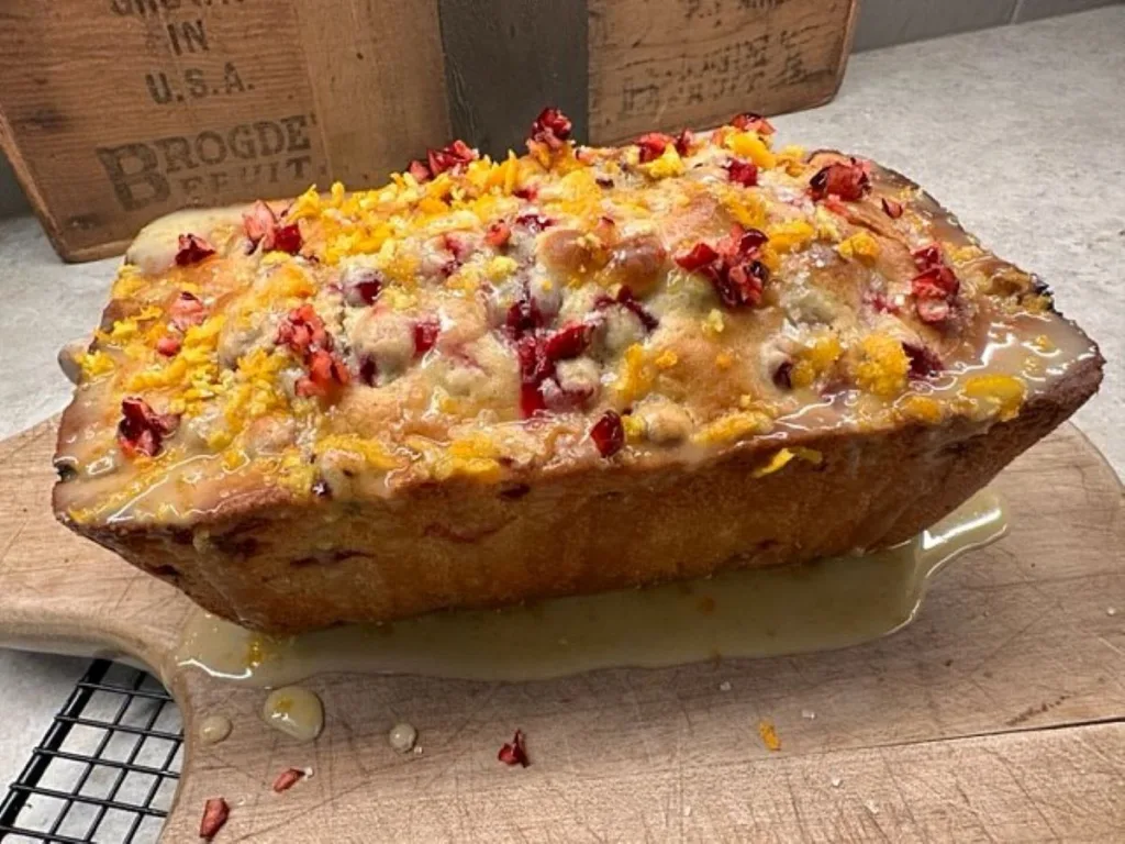 cranberry orange loaf