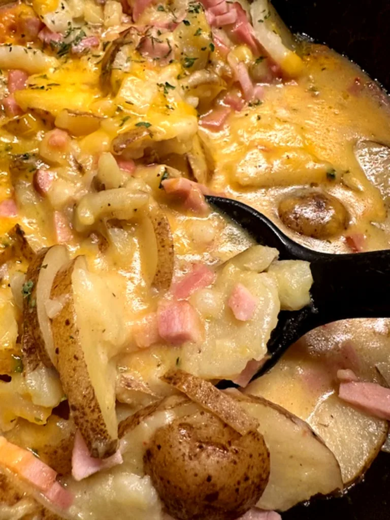 easy ham and scalloped potatoes