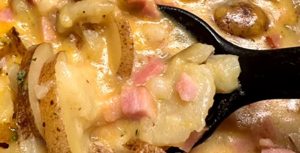 easy ham and scalloped potatoes