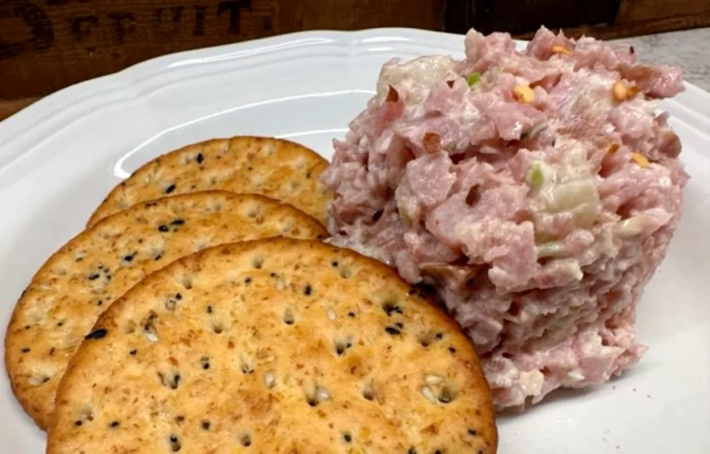 ham salad recipe for serving on crackers
