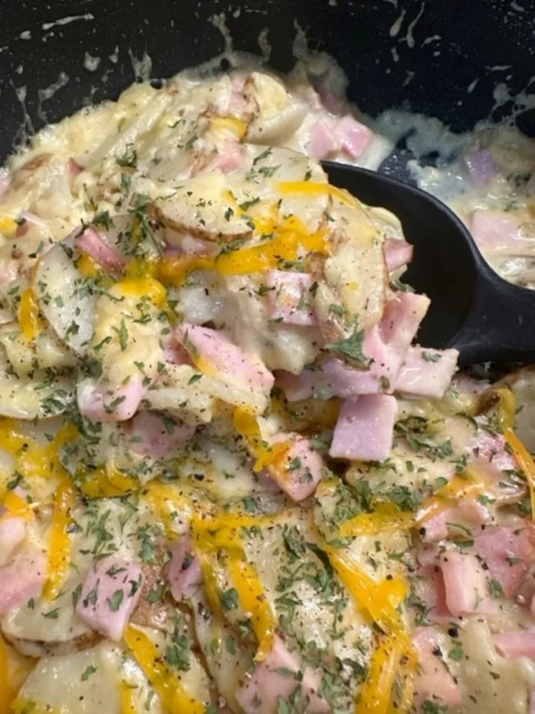 easy ham and scalloped potatoes