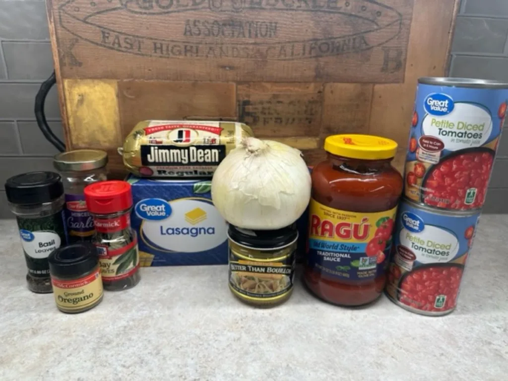 easy lasagna soup ingredients
