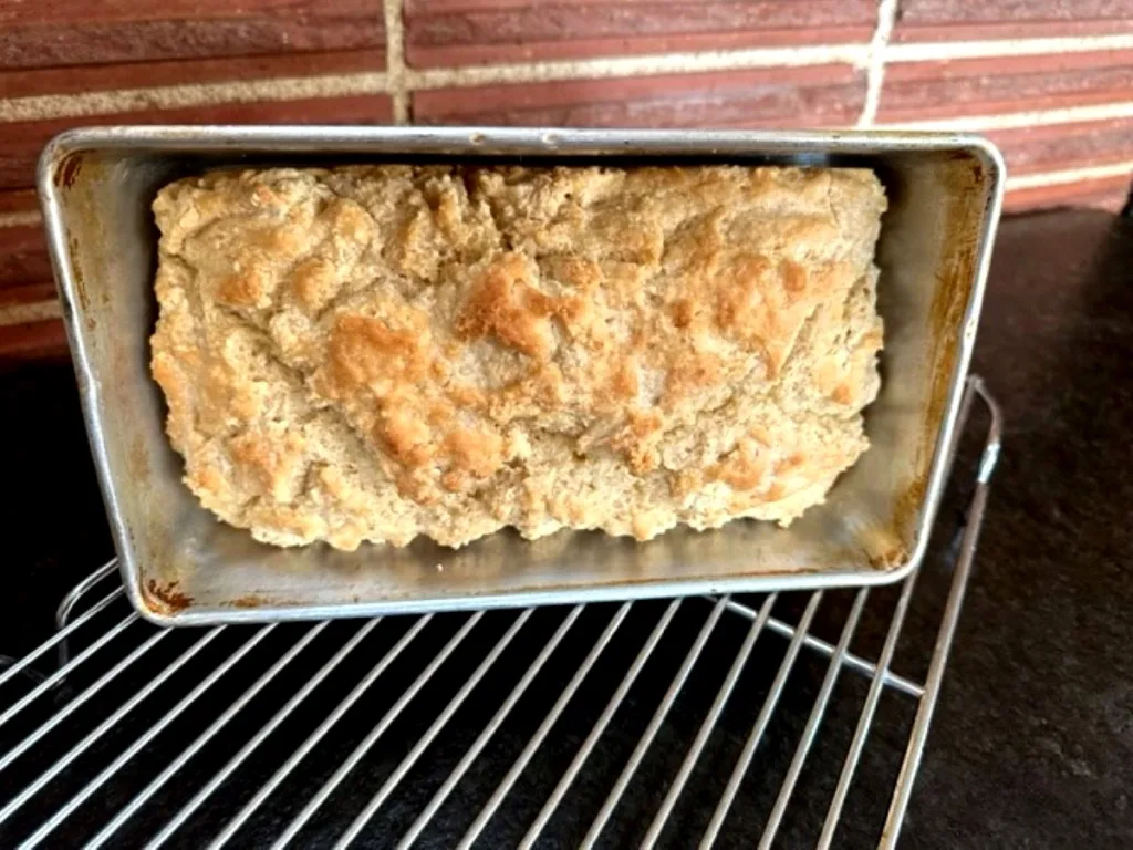 cooling the easy beer bread