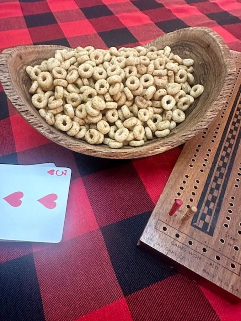 hot-buttered cheerios on game night