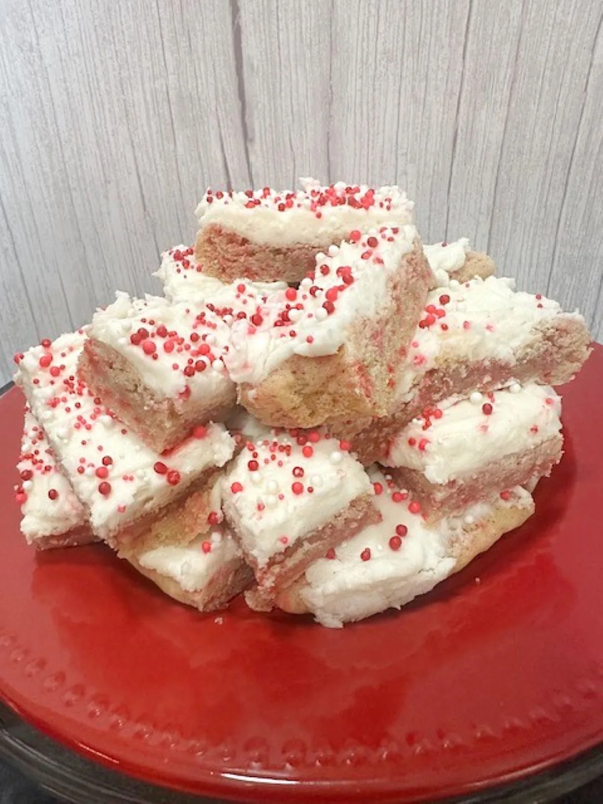 alentine sugar cookie bars