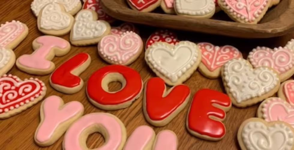 Valentine's sugar cookies