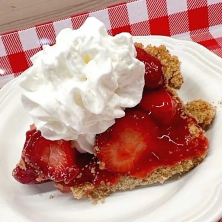 fresh strawberry pie