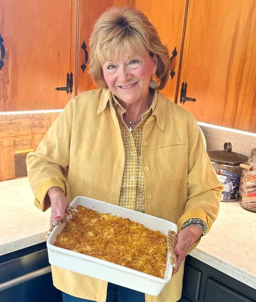 GB presents a hot bubbly pan of tasty funeral potatoes