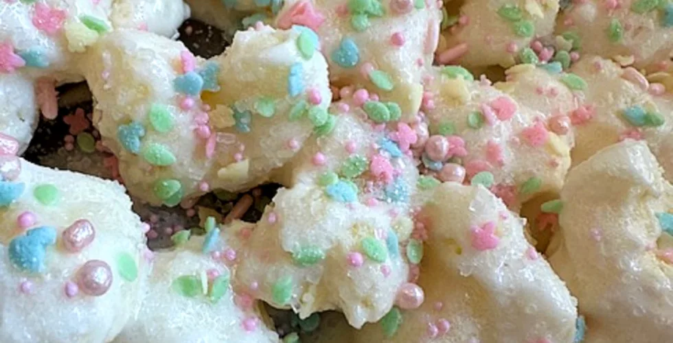 beautiful pastel spring puff corn