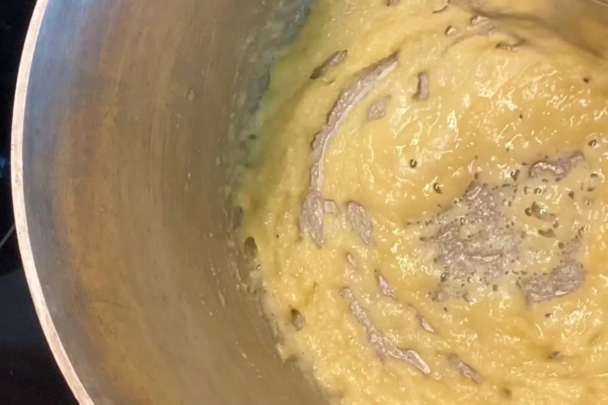 beautiful roux for beer cheese soup
